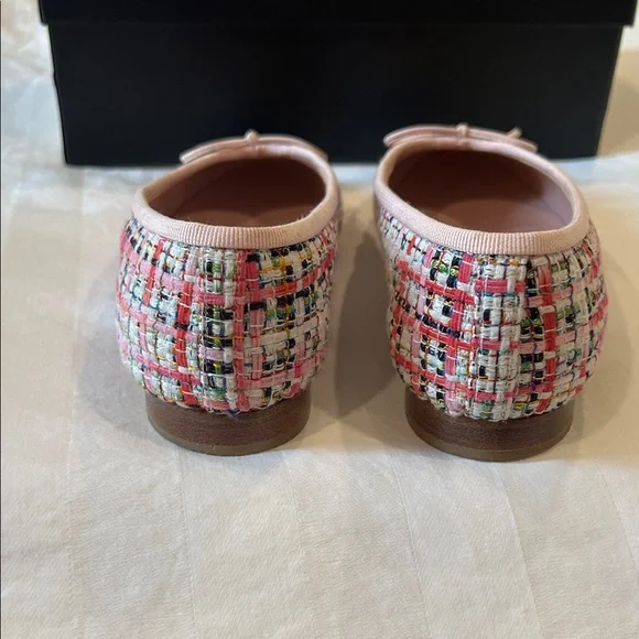 CHANEL Multicolor Tweed Ballet Flats - Picture 7 of 14